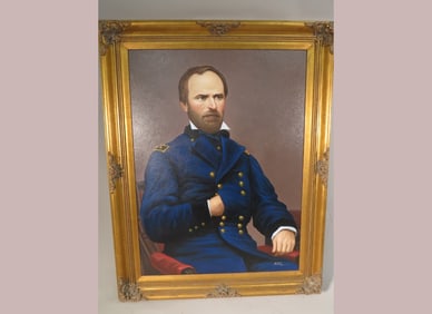 Framed Portrait Gen. W.T. Sherman