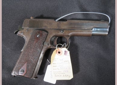 1918 Colt 45Cal WWII Black Army