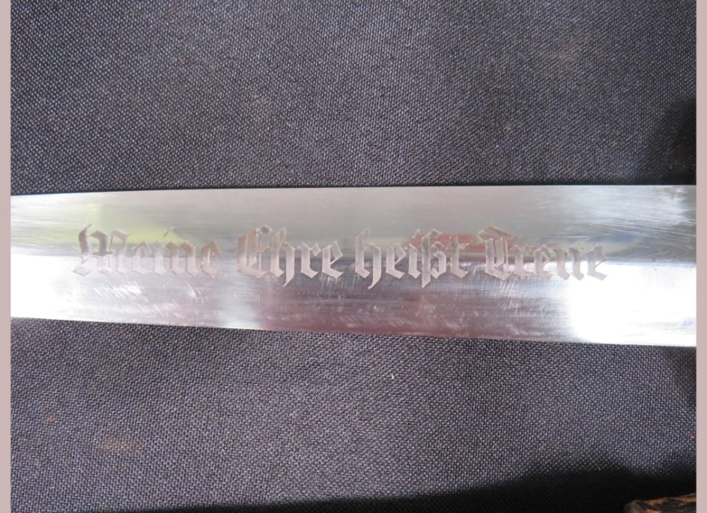 S.S. Unmarked 3rd Reich Dagger - 3