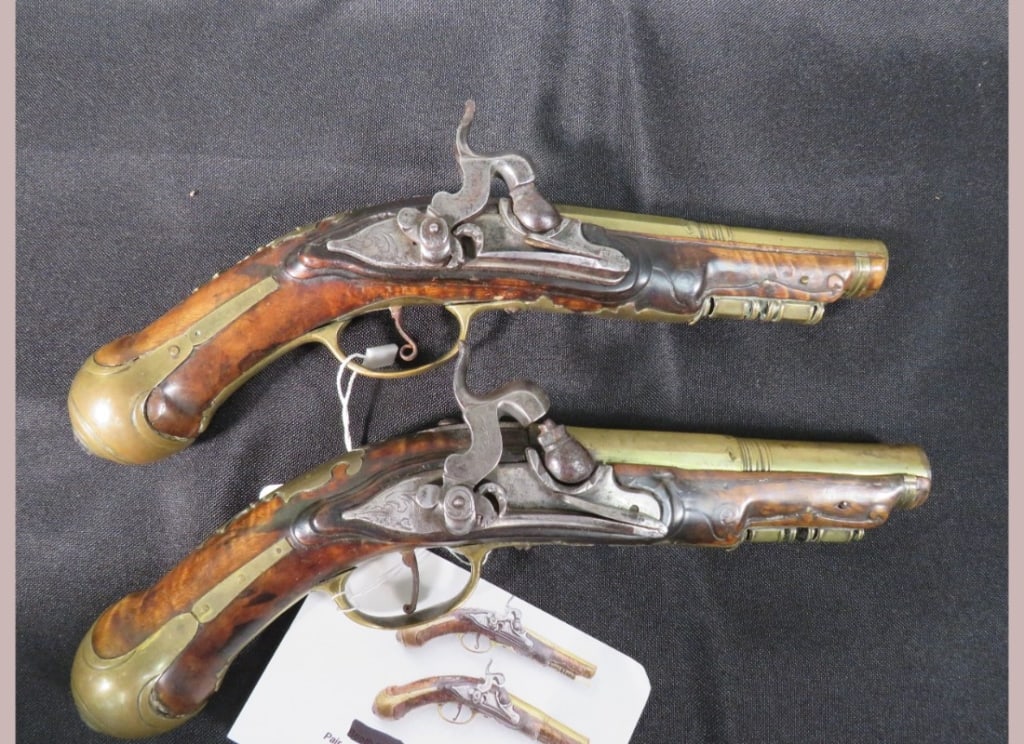 Pr. European Percussion Cap Dueling Pistols (1 of 10)