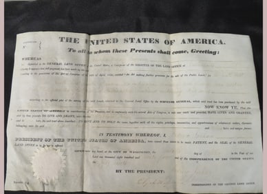 1834 Land Grant