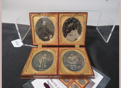 Civil War Cased Images - 45th Regimen Maj. S.B. Go