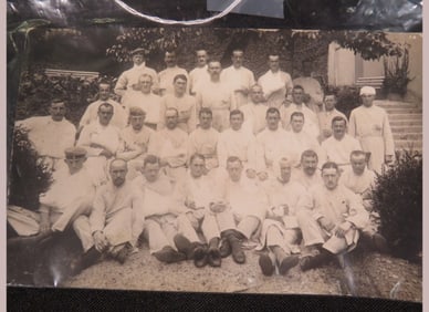 1916 Real Photo Postcard - Hitler in an Infirmary