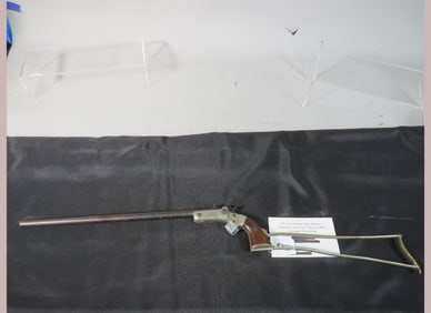 22 Single Shot Pocket Rifle Skeleton Shoulder