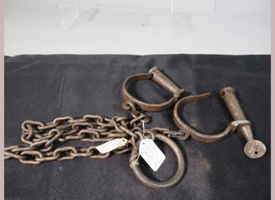 1 pair Working Prisoner Shackles