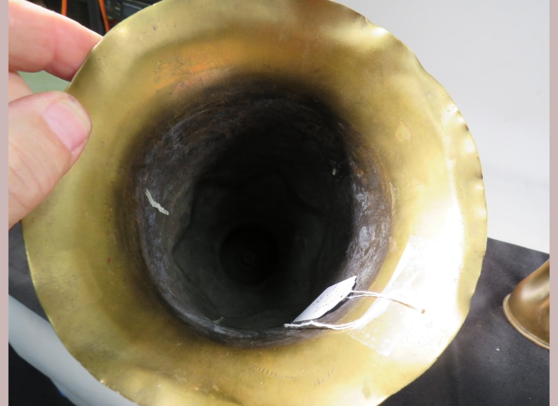 2- Trench Art Shell Casing Vases - 4