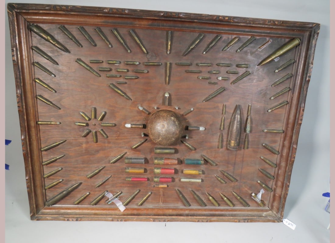 Framed Shell Display: 36 x 27