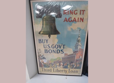 Framed Poster - Third Liberty Loan