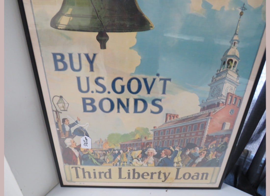 Framed Poster - Third Liberty Loan - 3