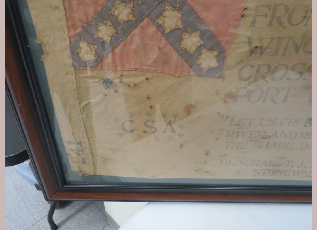 Framed Manassas Flag - 10