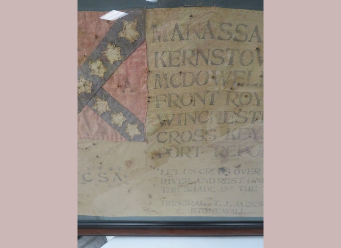 Framed Manassas Flag - 3