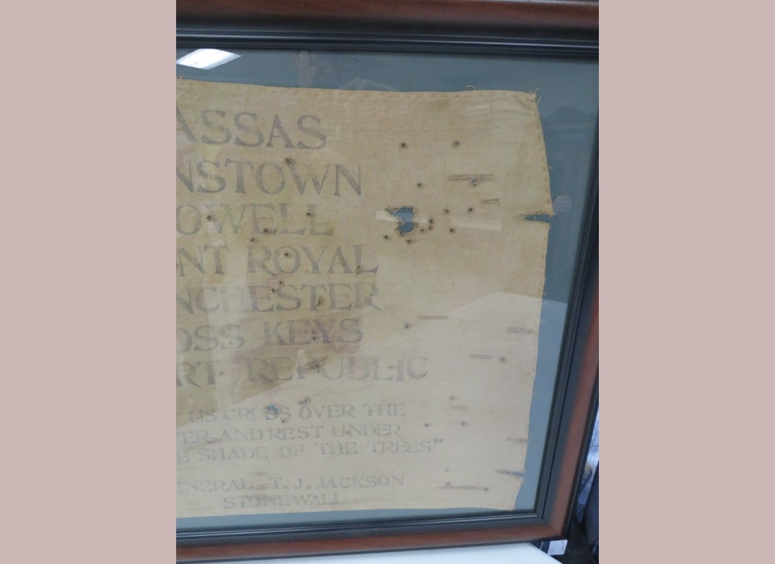 Framed Manassas Flag - 4