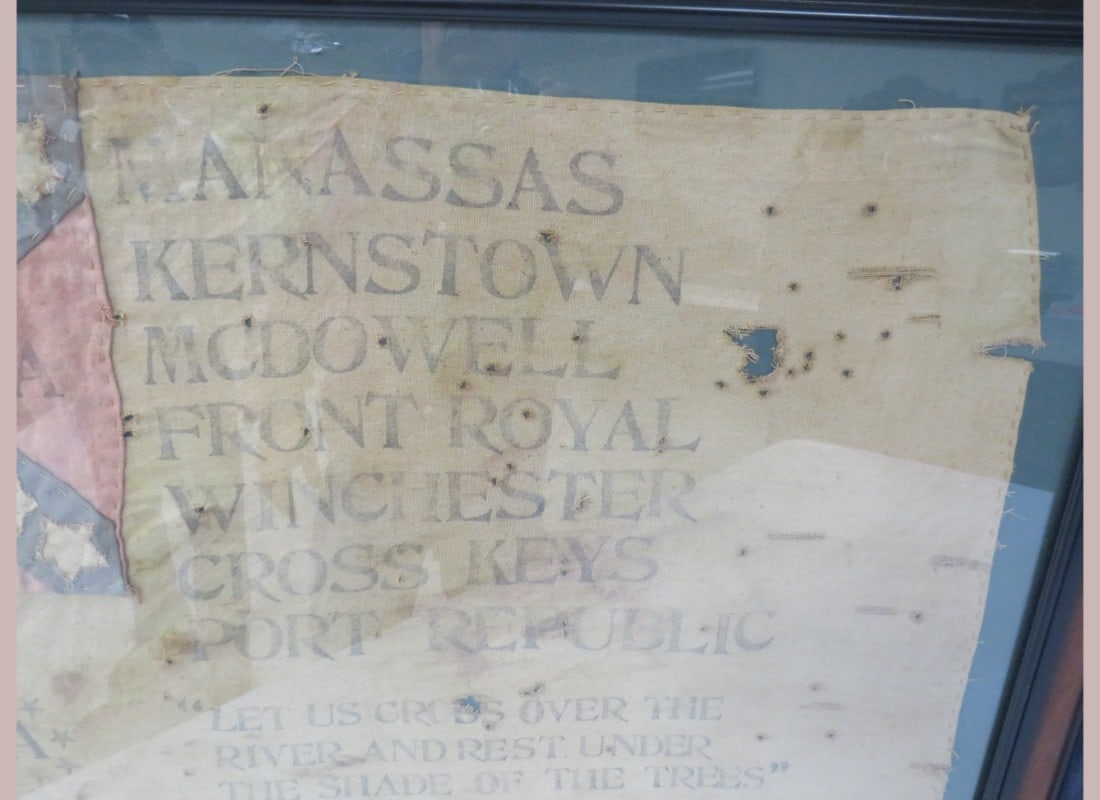 Framed Manassas Flag - 5