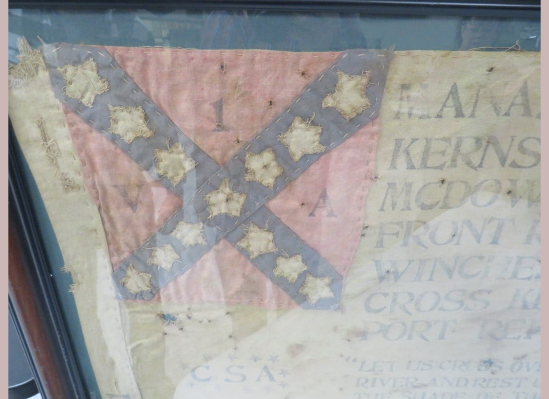 Framed Manassas Flag - 7