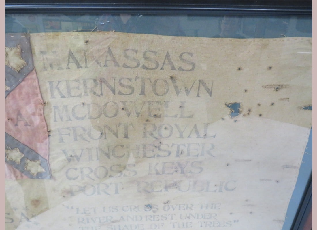 Framed Manassas Flag - 8