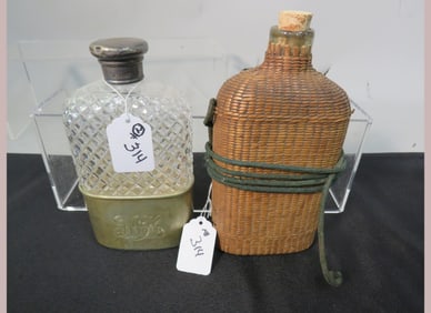 2- Civil War Flasks