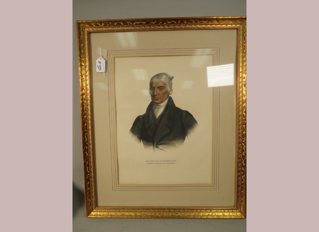 Chief of Shawandes Portrait: 24 x 20