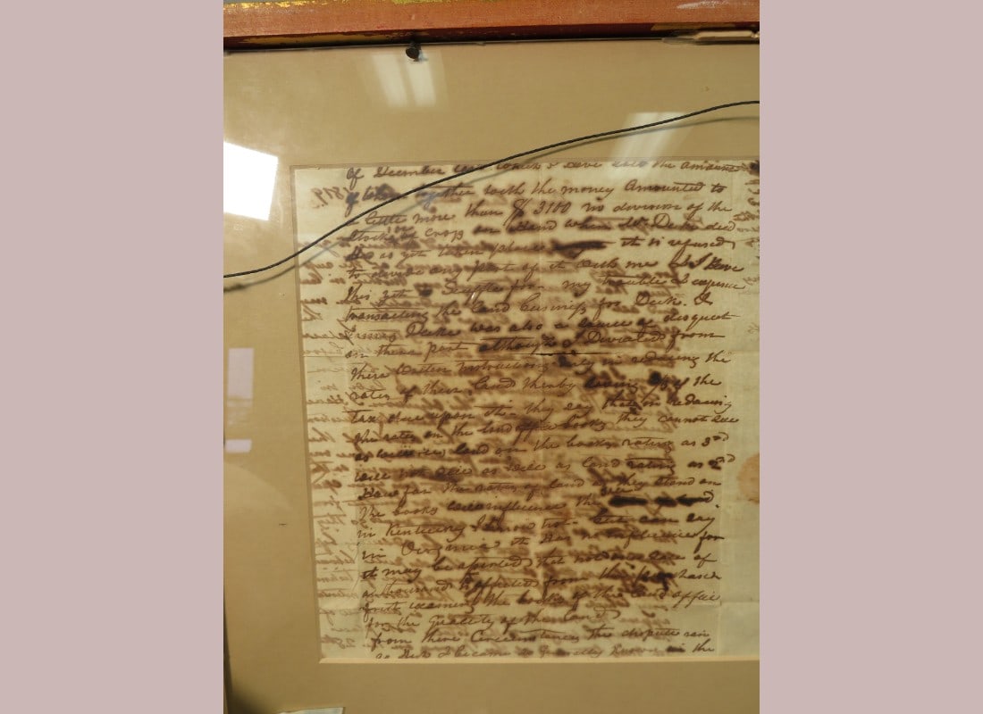 Framed KY Letter - 4