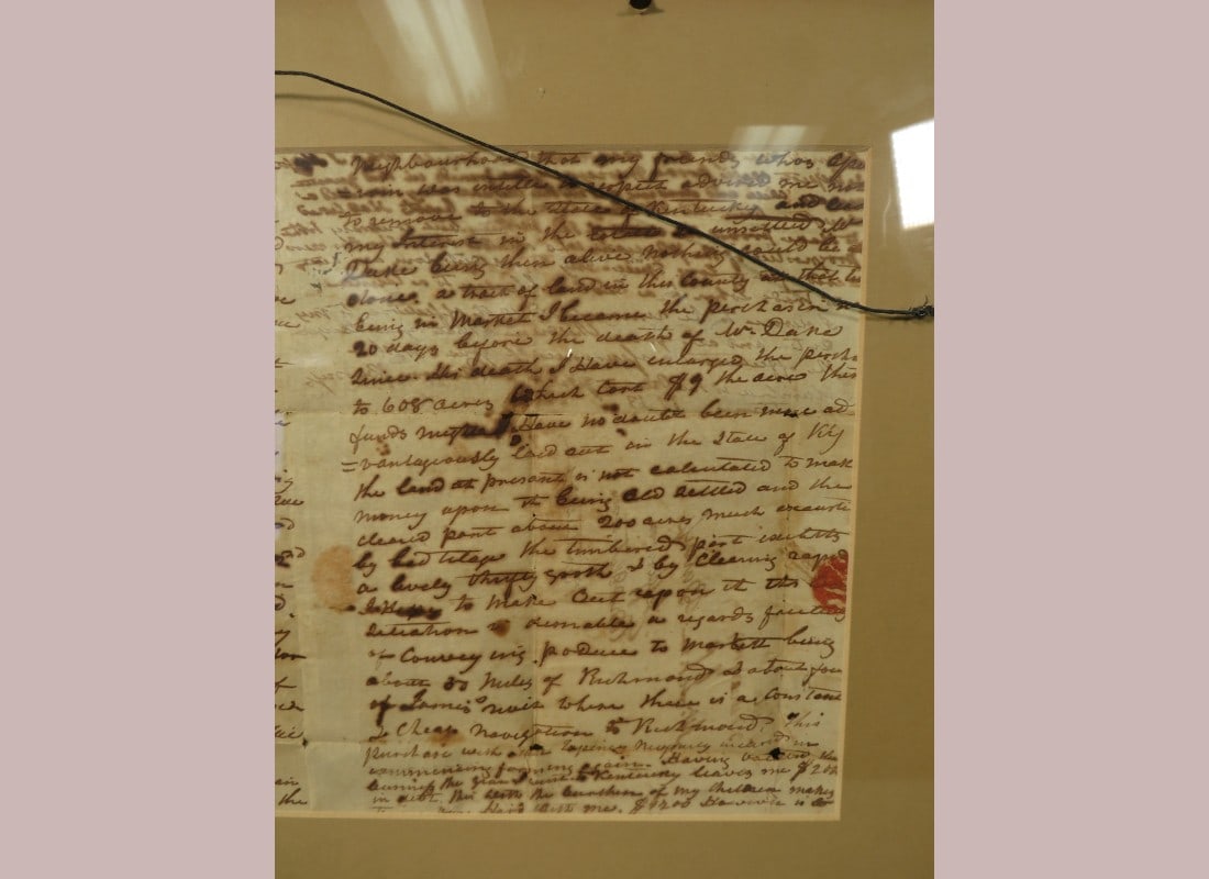 Framed KY Letter - 5