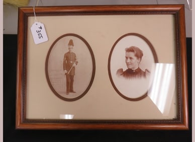Framed Cameo-mat Portraits