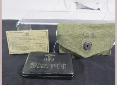 2- WWII Snake Bite Kits