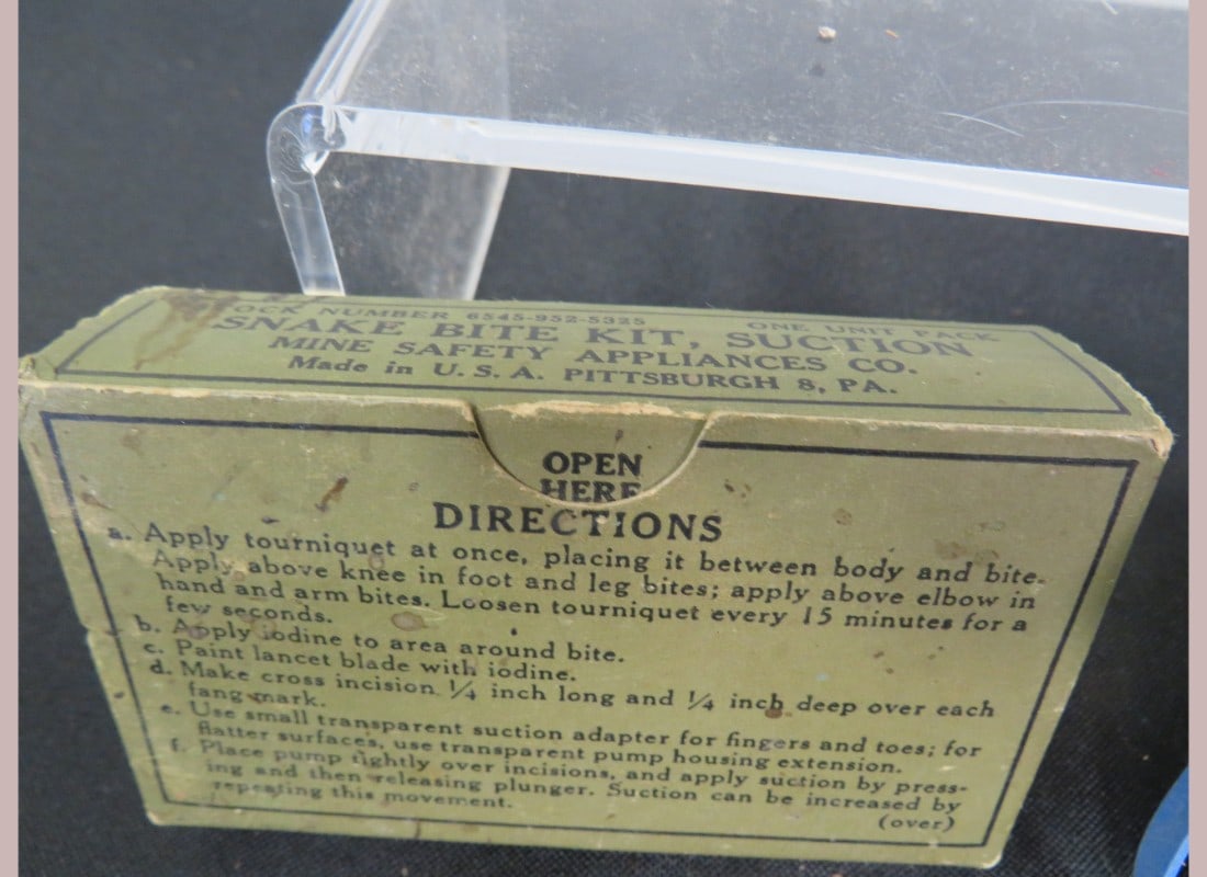 2- WWII Snake Bite Kits - 5