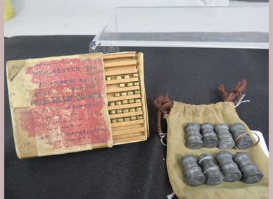 Pouch of Bullets & Winchester Primers
