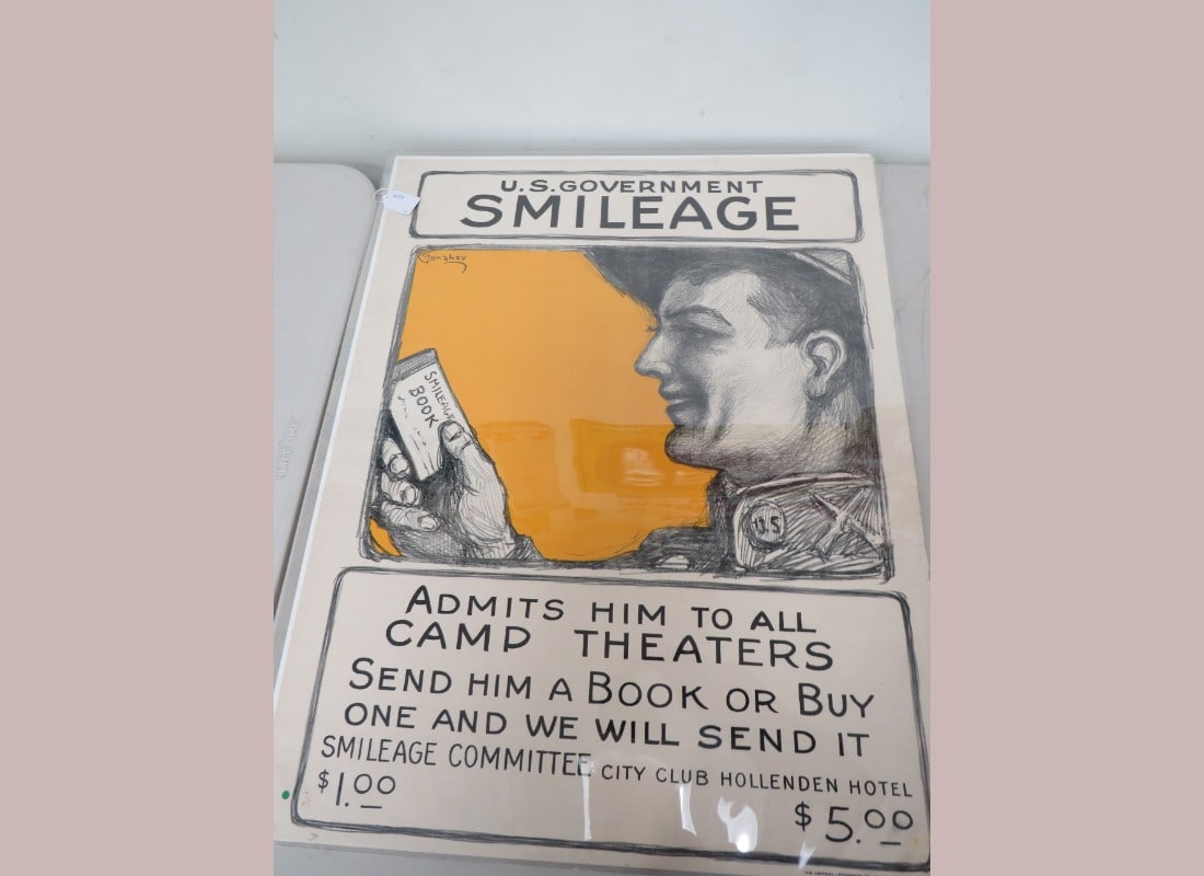 US Government Smileage Poster: Ticket Price Ad