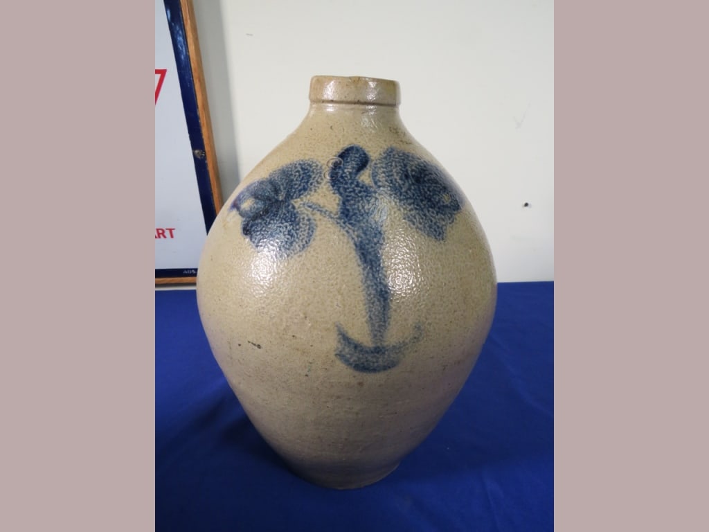 3 gal. Ovoid Decor American Stoneware Jug (1 of 9)