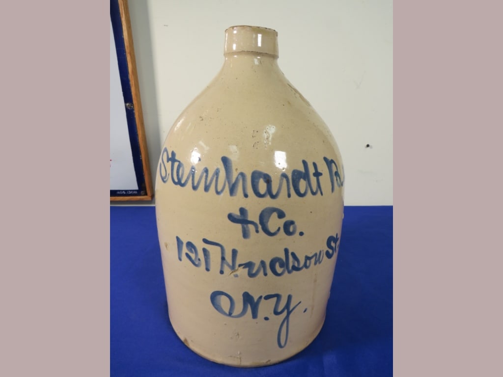 2 gal. Steinhardt Bros. & Co: 121 Huston St, NY