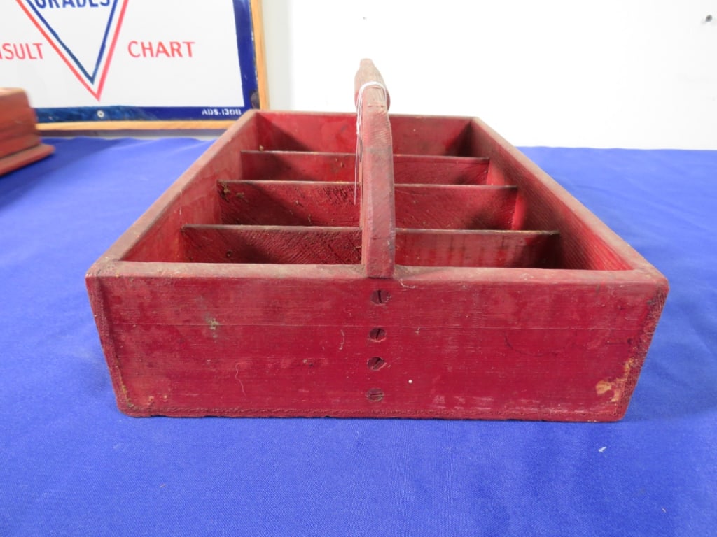 Early Red Cutlery Tray - 5