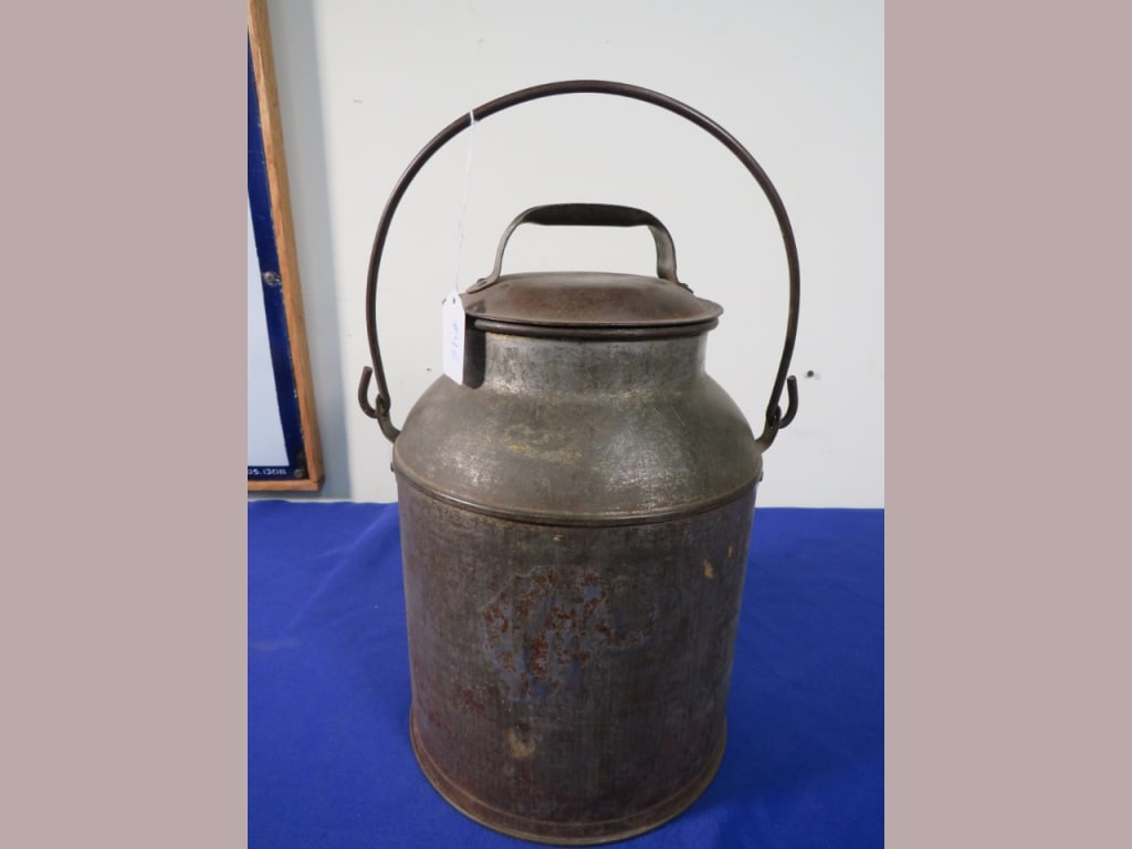 Cream Can w/ Lid: Handled 13 x 10