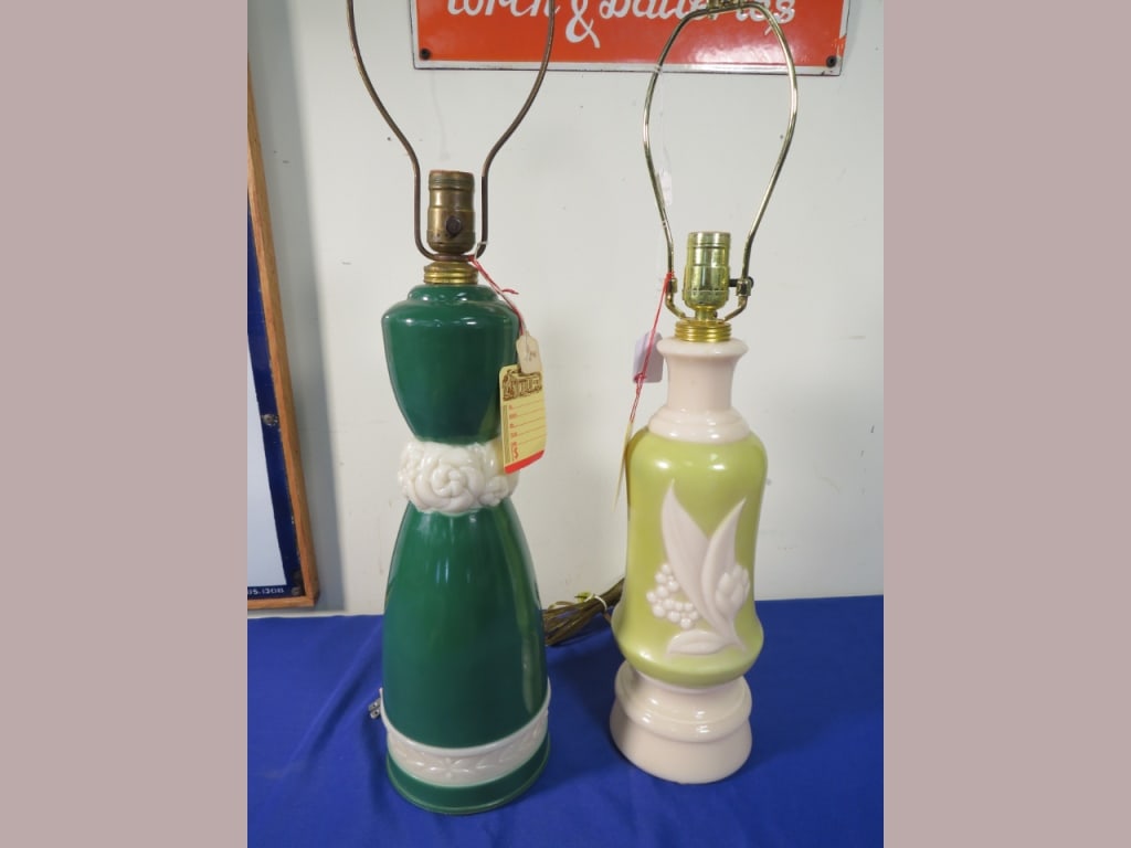 2-Aladdin Lamps: G-322 Lily of the Valley/ Alacite 20 x 6