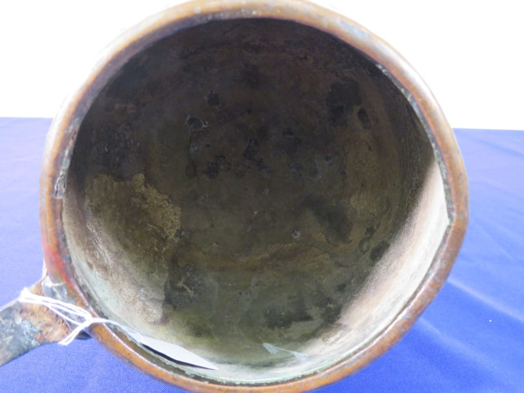 Early Copper 3 legged Caldron - 4