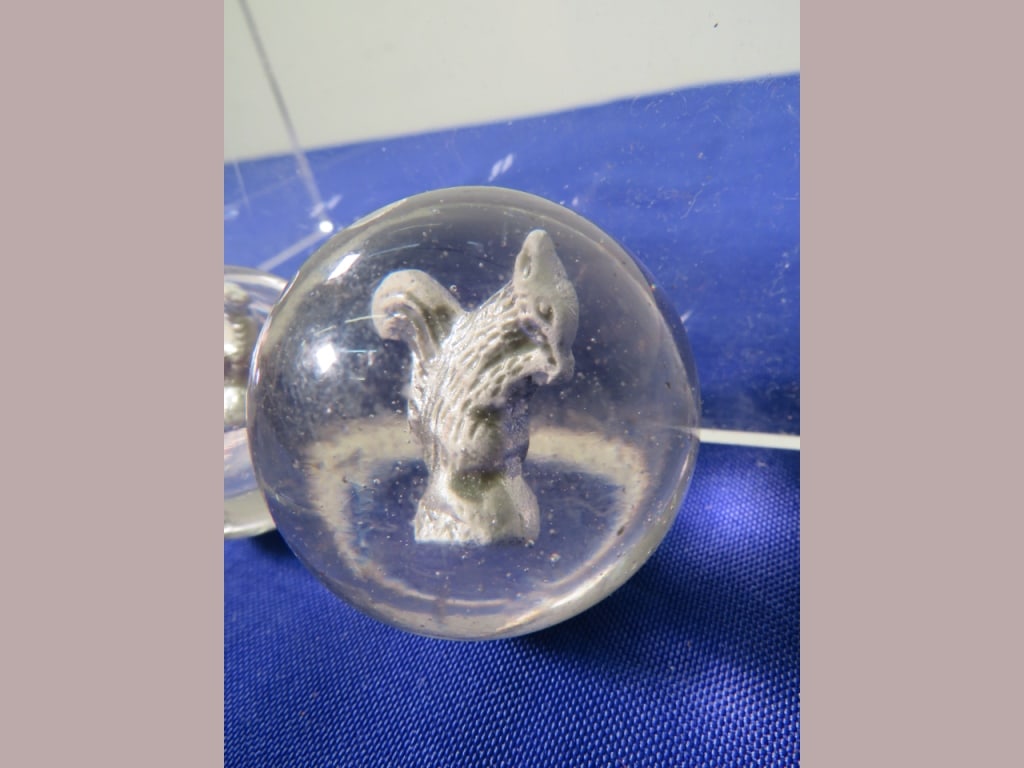 2-Lg. Sulfide Marbles - 2