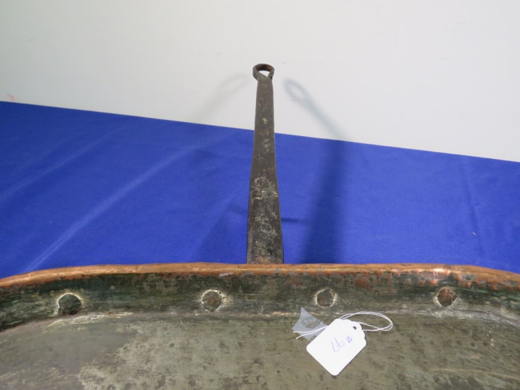 French Copper Fireplace Pan - 2