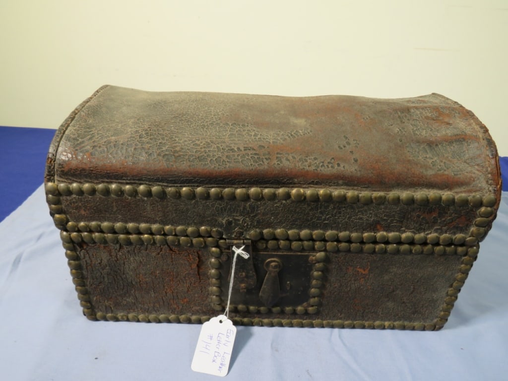 Early Leather Letter Box (1 of 9)