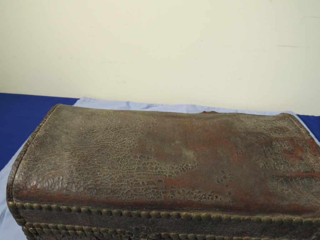 Early Leather Letter Box - 3