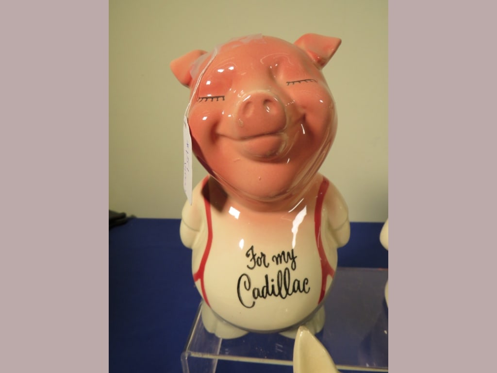4-Ceramic Pig Banks - 2