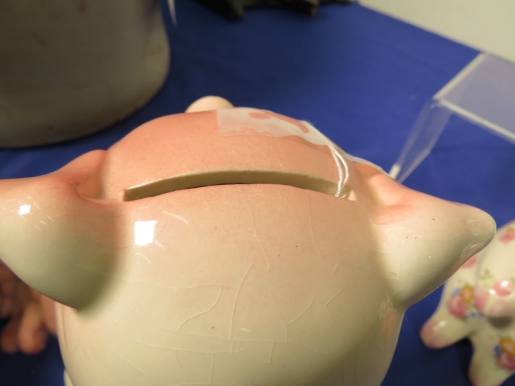 4-Ceramic Pig Banks - 3