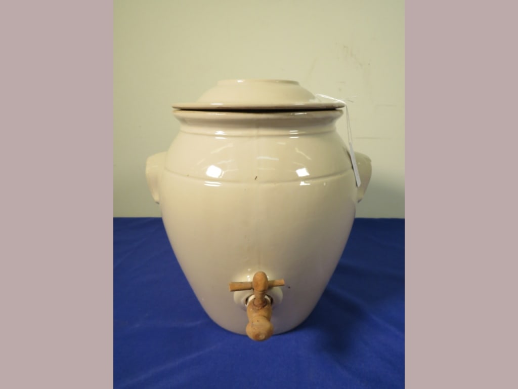 Antique French Vinaigrier Jar: Used for making homemade vinegar