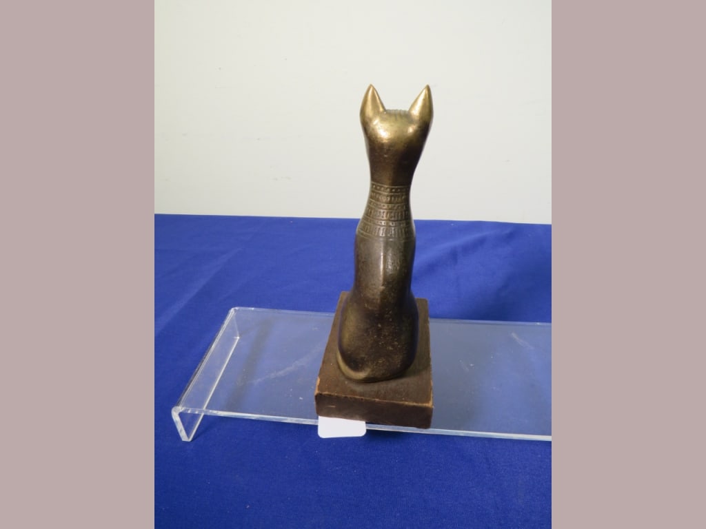 Bronze Cat "Cifert Par Lab Peloille" Statue - 4