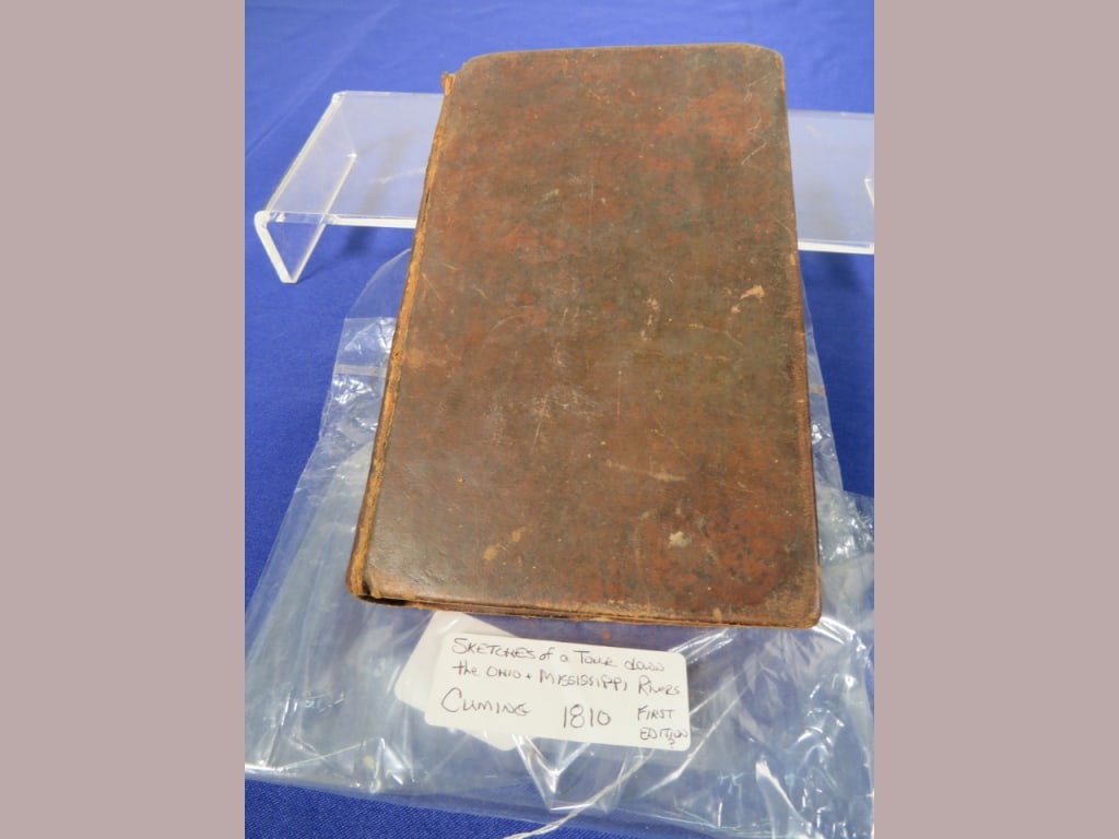 Sketches-Tour to Western OH. & KY: 1810 First Edition 504 pgs byF. Cuming-Pittsburgh Foxing Throughout- as found