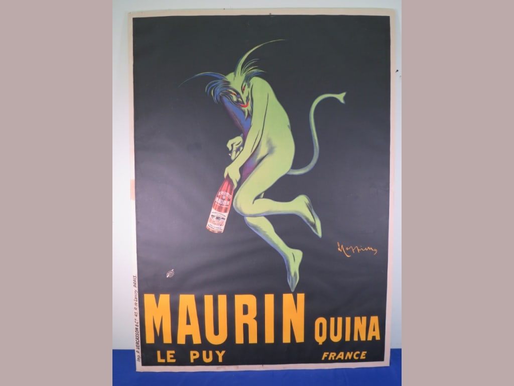 Maurn Quina Le Puy France Poster: self-framed on canvas, vivid color, signed 61 x 44