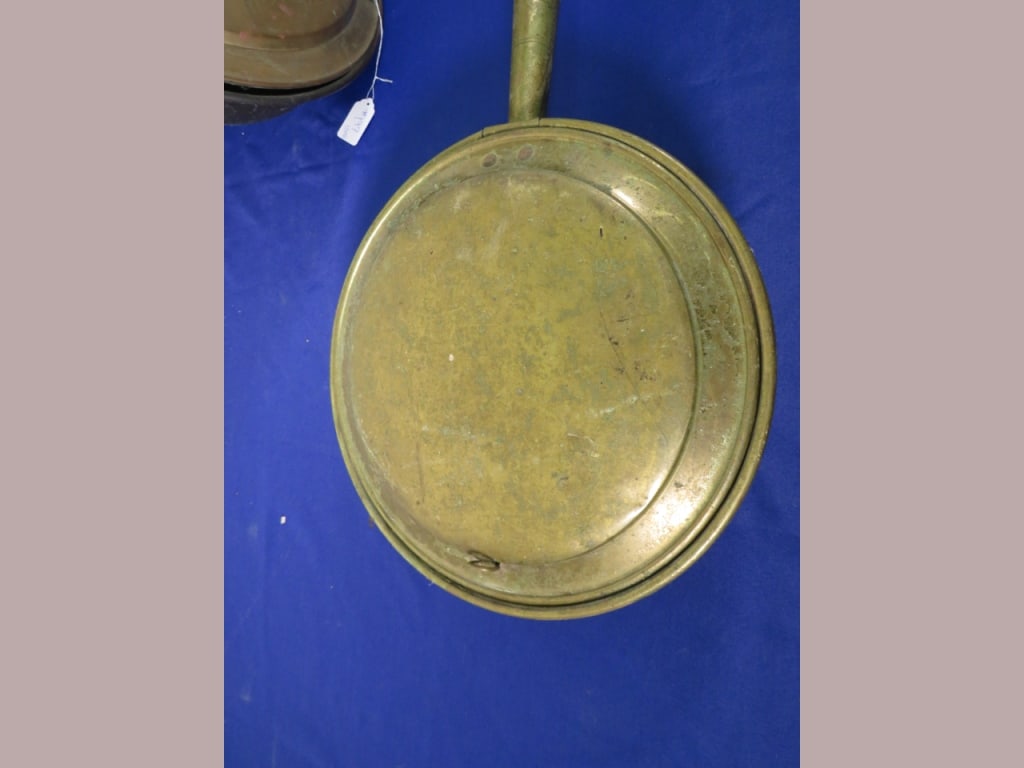 2-Brass Bed Warmers - 4