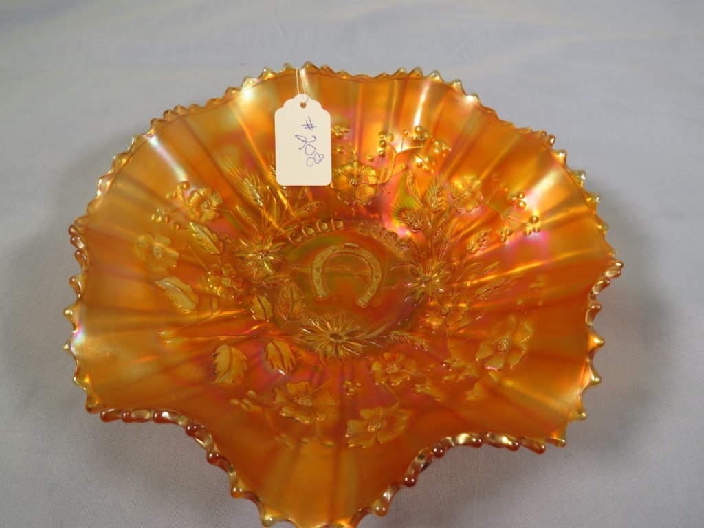Northwood Carnival Marigold Good Luck Bowl: No chips or cracks