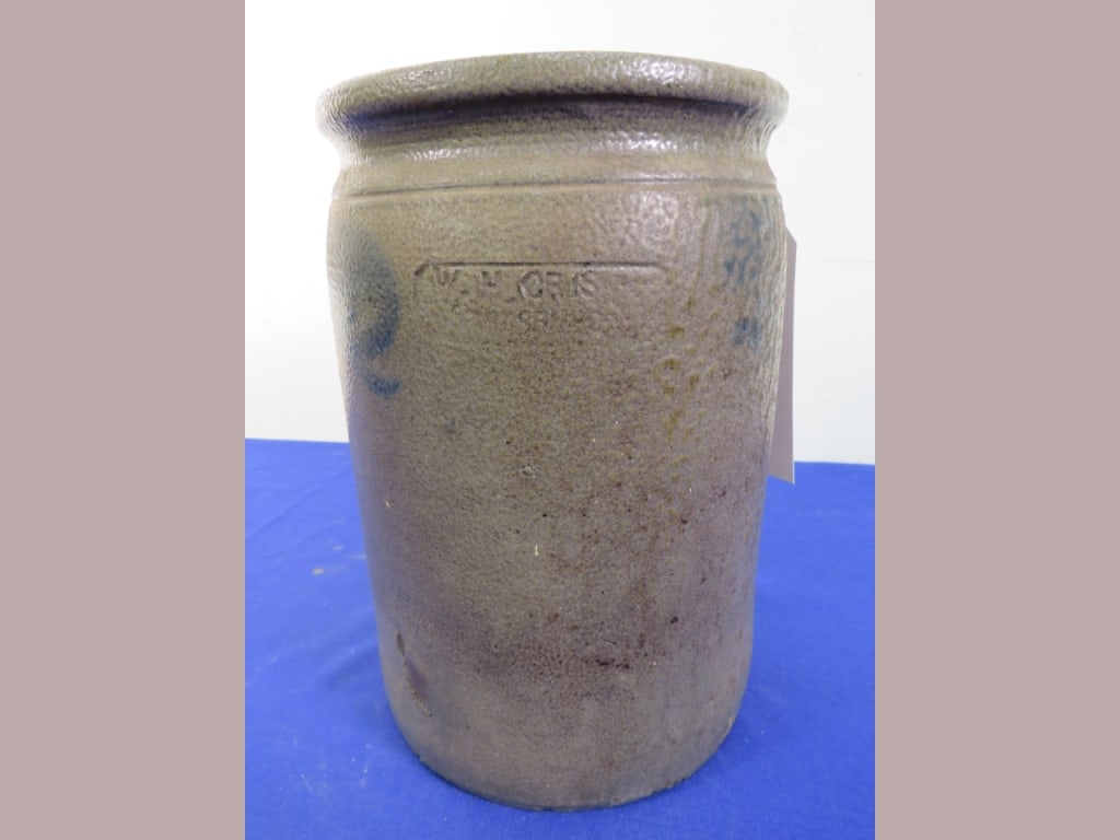 Stoneware Jar w/ Makers Mark: Strasburg, VA