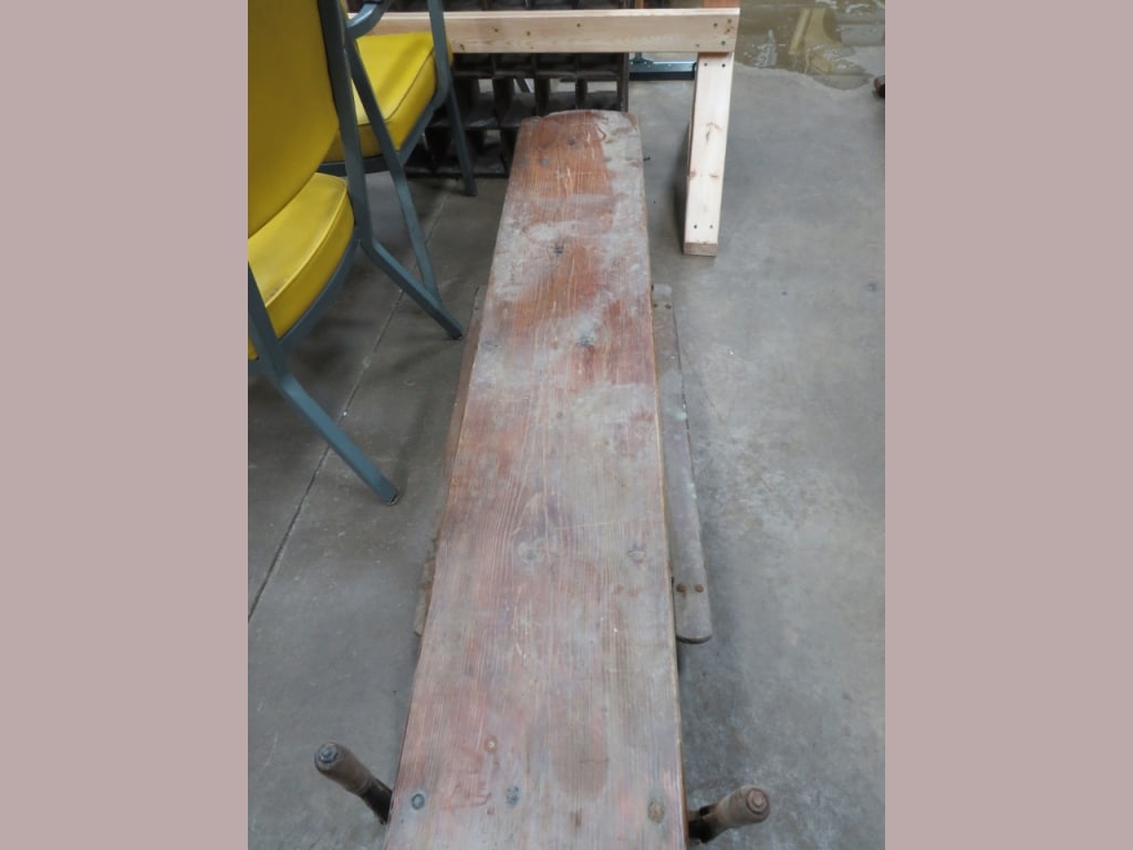 Primitive Antique Wood Pull Sled - 4