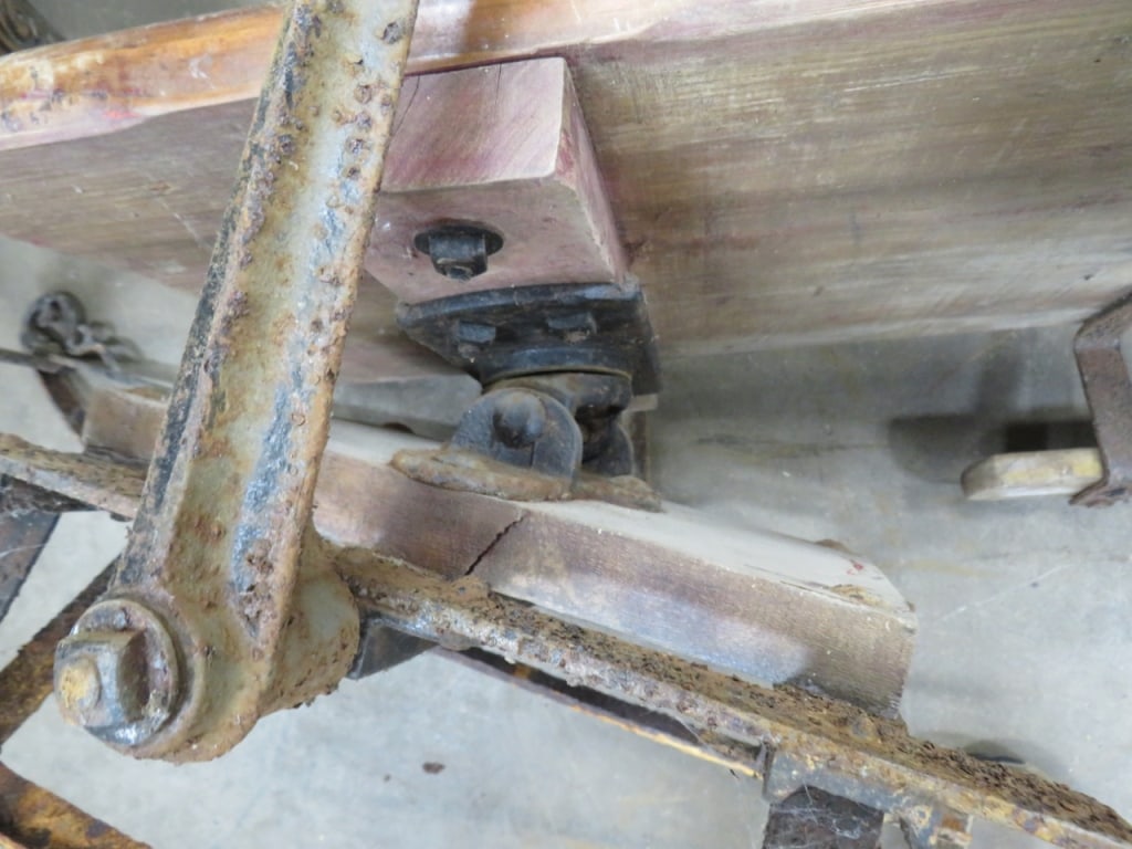 Primitive Antique Wood Pull Sled - 6