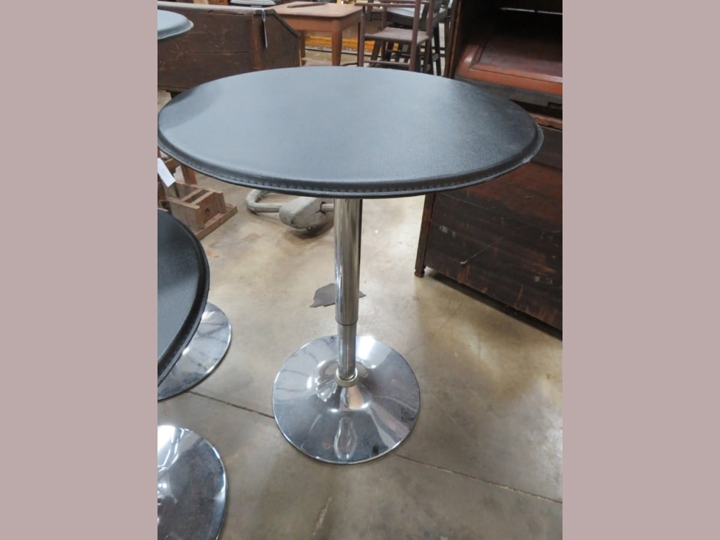 3-Cafe Tables High-top Adjustable - 4